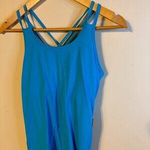 Women's Double-Strap Tank Top - Blue